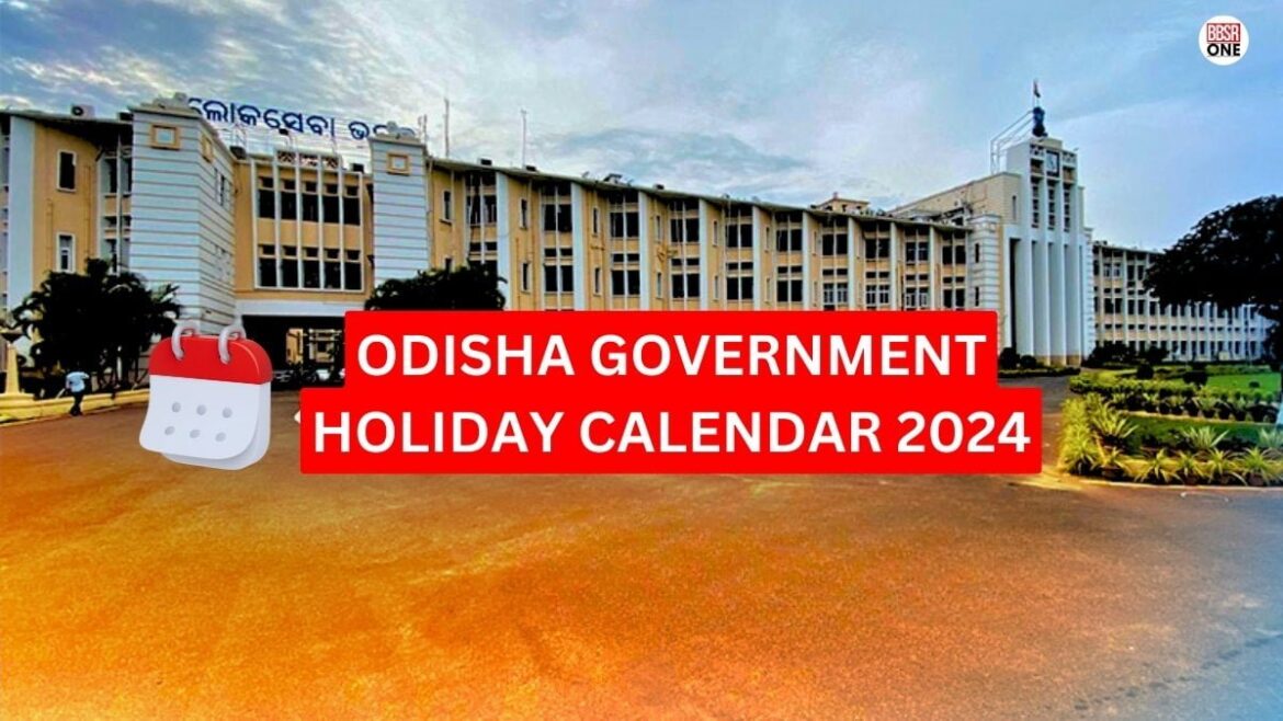 Odisha government holiday calendar 2024